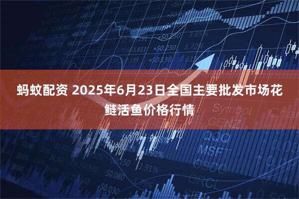 蚂蚊配资 2025年6月23日全国主要批发市场花鲢活鱼价格行情