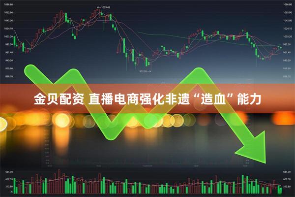 金贝配资 直播电商强化非遗“造血”能力